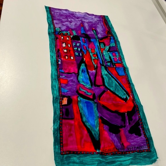Adrienne Vittadini Accessories - Vintage Adrienne Vittadini Silk Scarf.